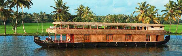 Luxury houseboats Kerala,  Alleppey luxury houseboats
